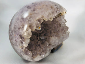 Amethyst and Agate Skull