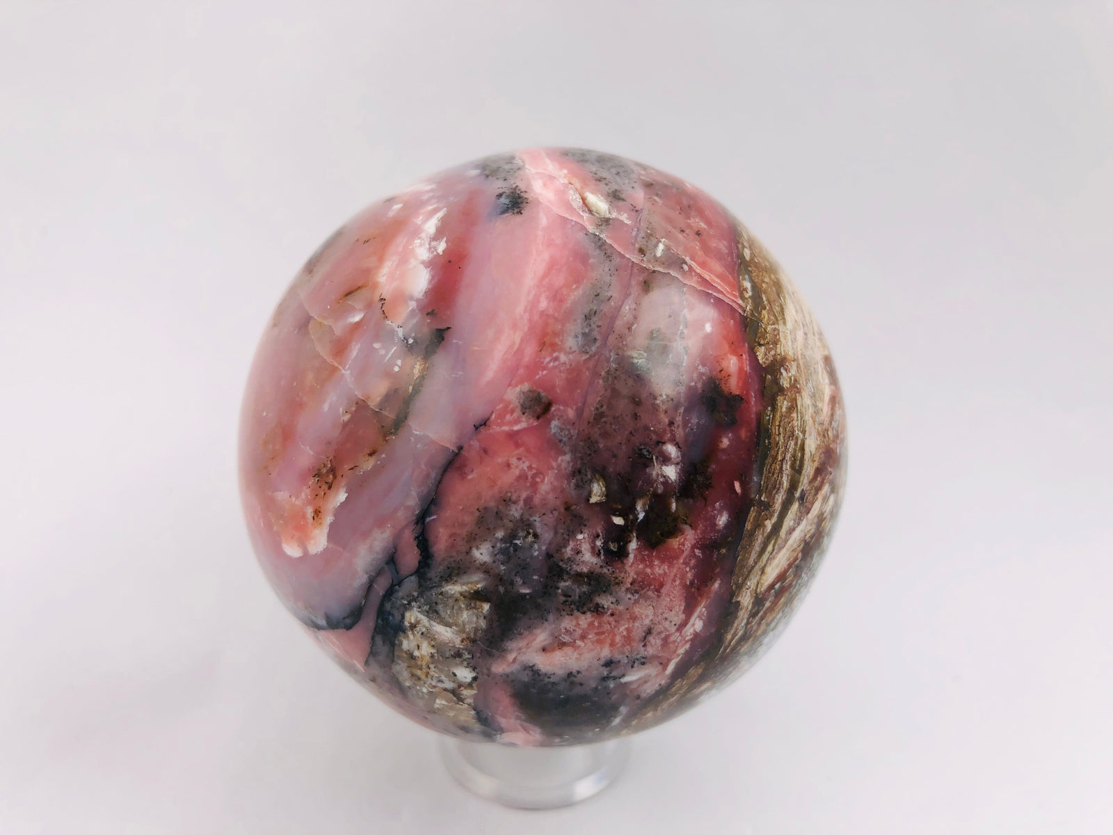 Pink Opal Sphere, Peru