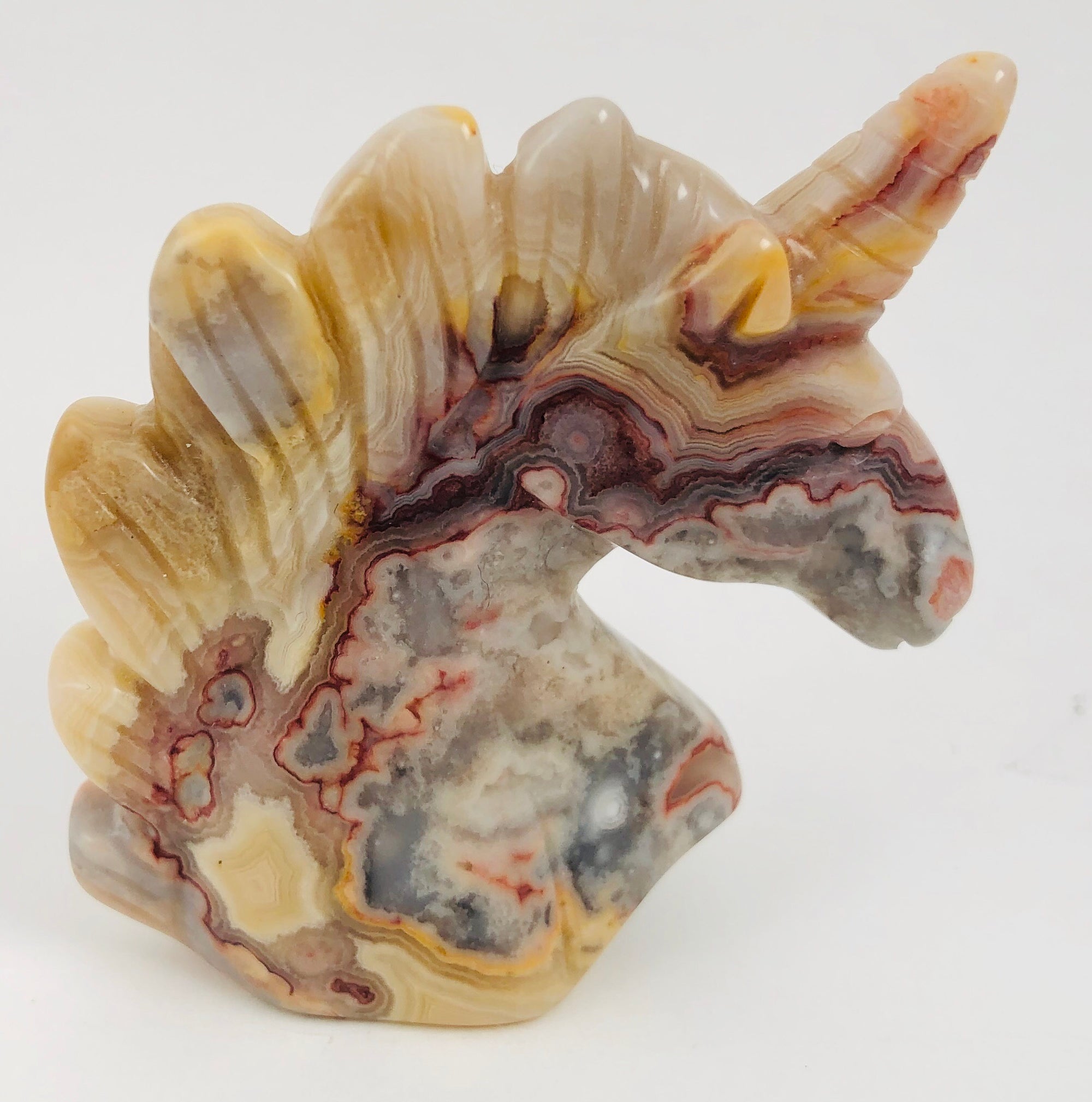 Agate Unicorn Carving