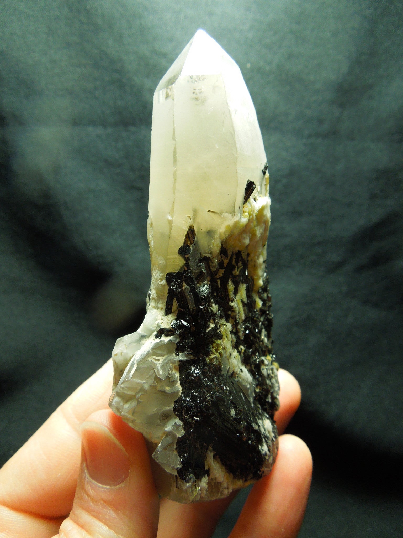 Quartz w/ Tourmaline, Albite, & Mica