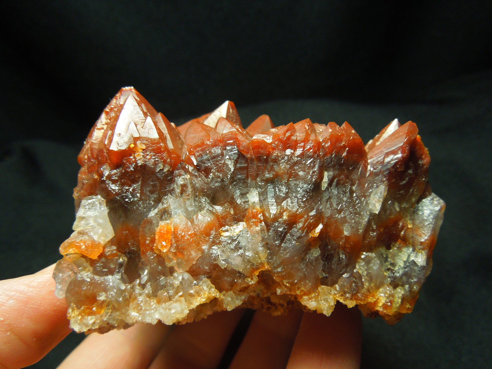 Hematoid Quartz Cluster