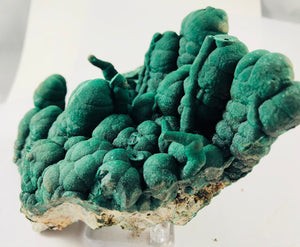 Botryodial Malachite with stalactites