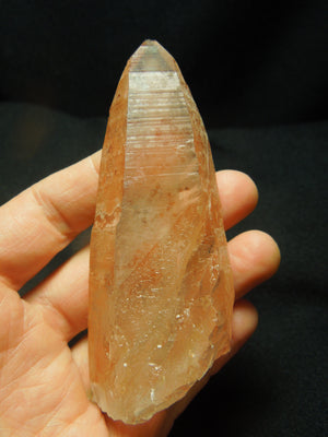 Tangerine Lemurian Quartz Crystal