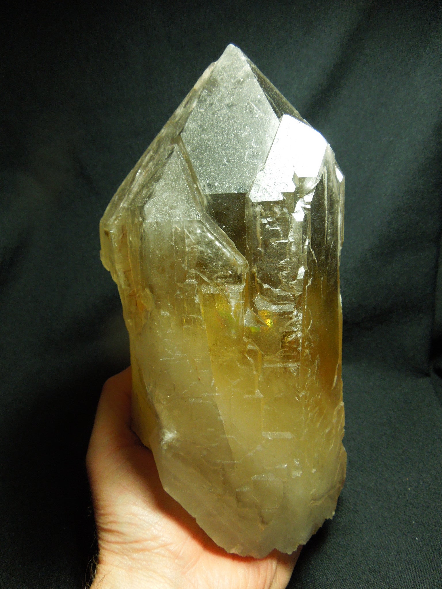 Natural Citrine Cathedral Quartz, 7.5 lbs.