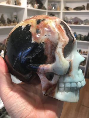 Amazonite Skull, 5.44 lbs.