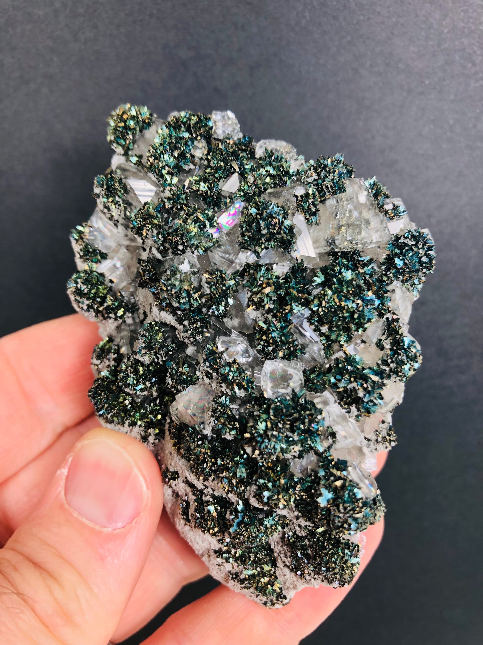 Marcasite w/ Calcite, Iowa