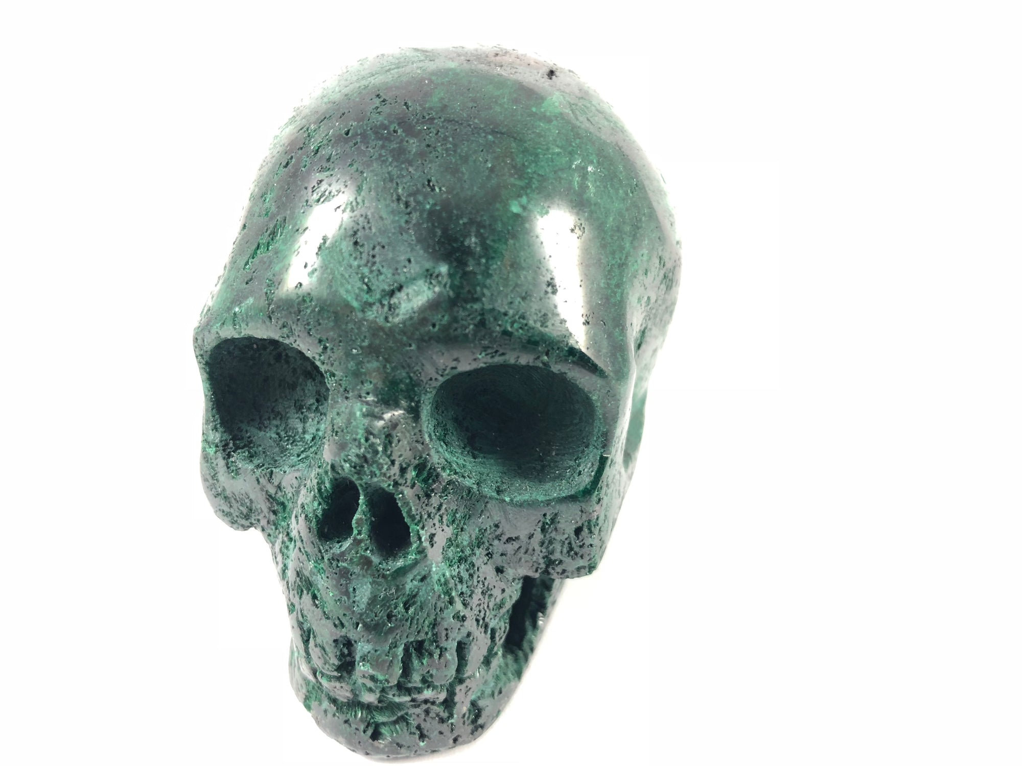 Malachite Skull