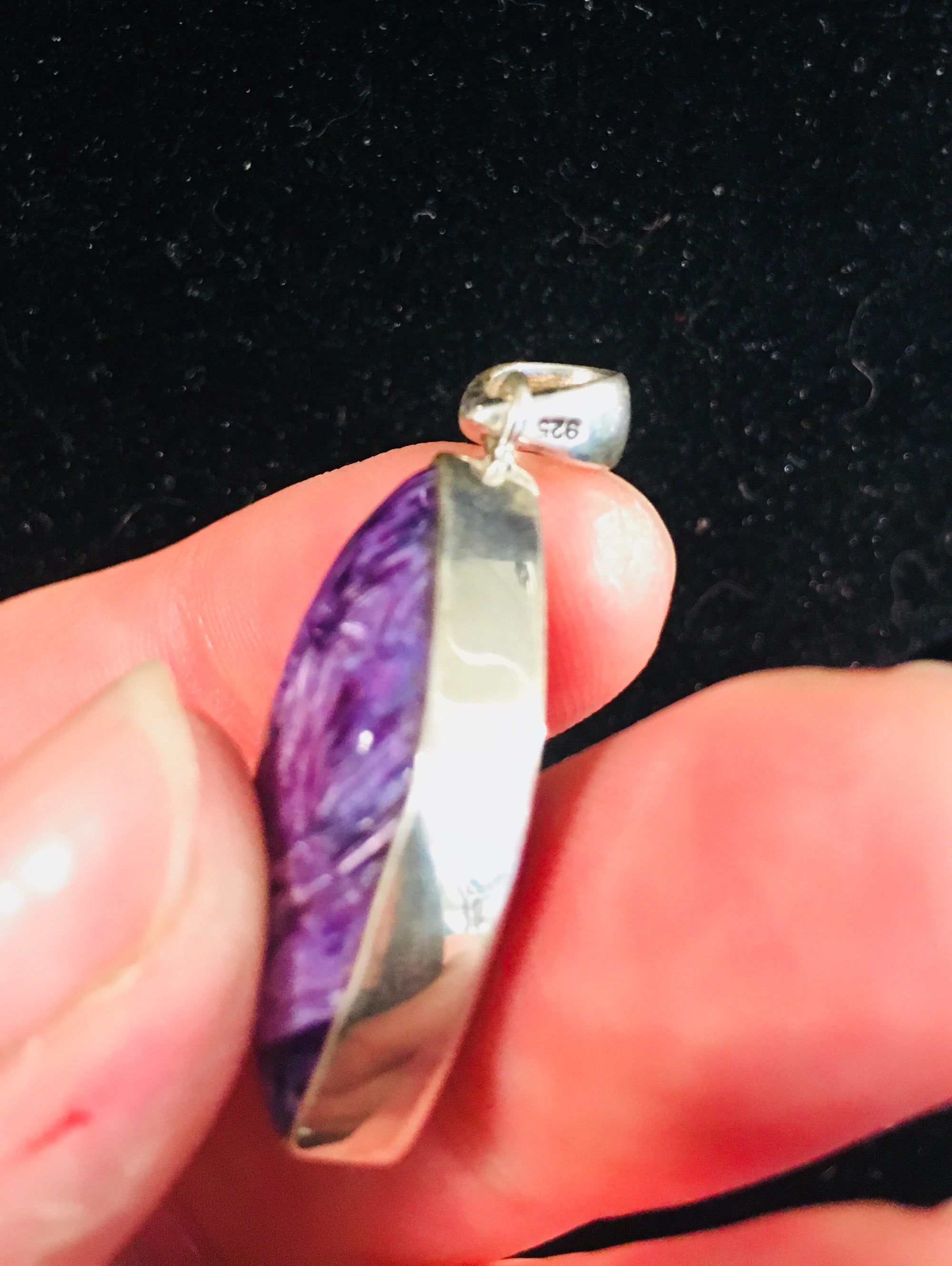 Charoite pendant