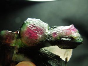 Watermelon Tourmaline w/ Quartz