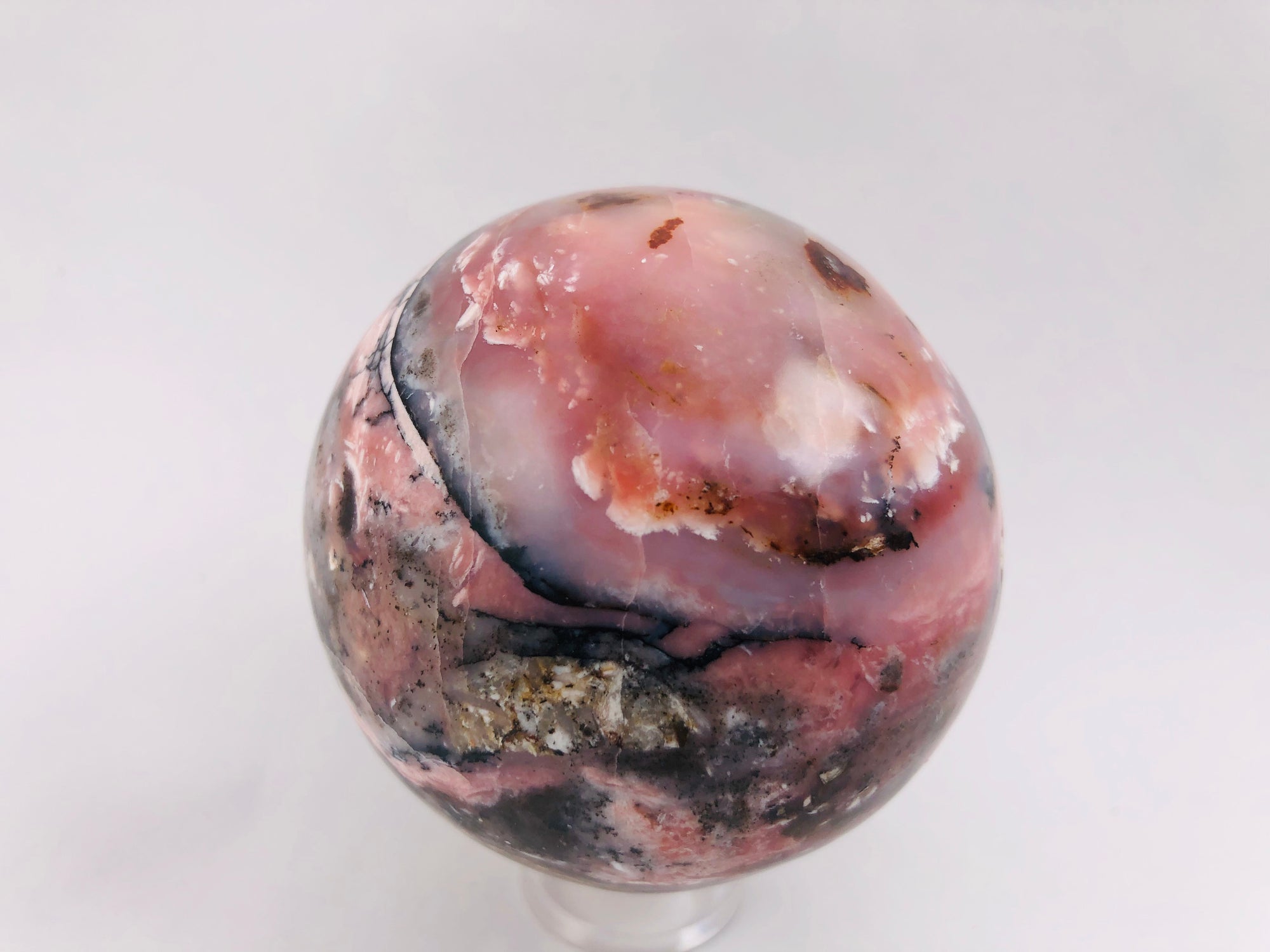 Pink Opal Sphere, Peru