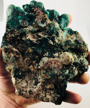 Botryodial Malachite with stalactites