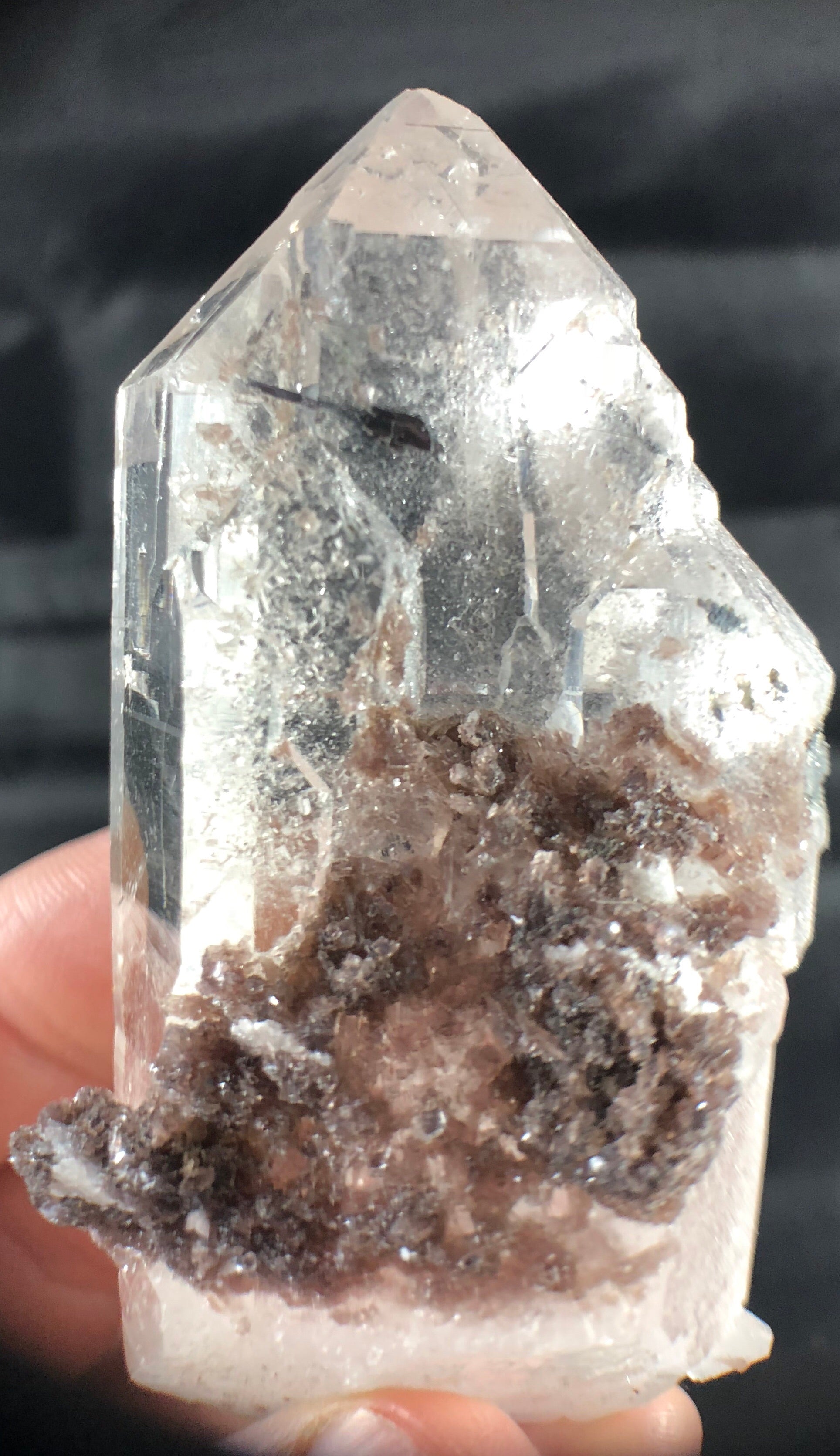 Cathedral Quartz w/ Lepidolite & Tourmaline