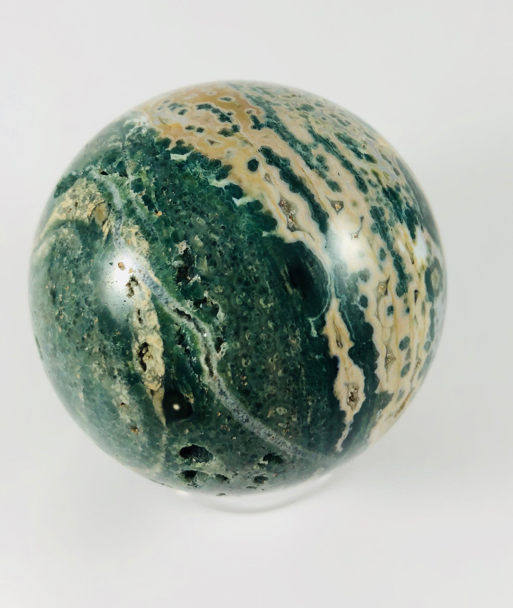 Ocean Jasper Sphere