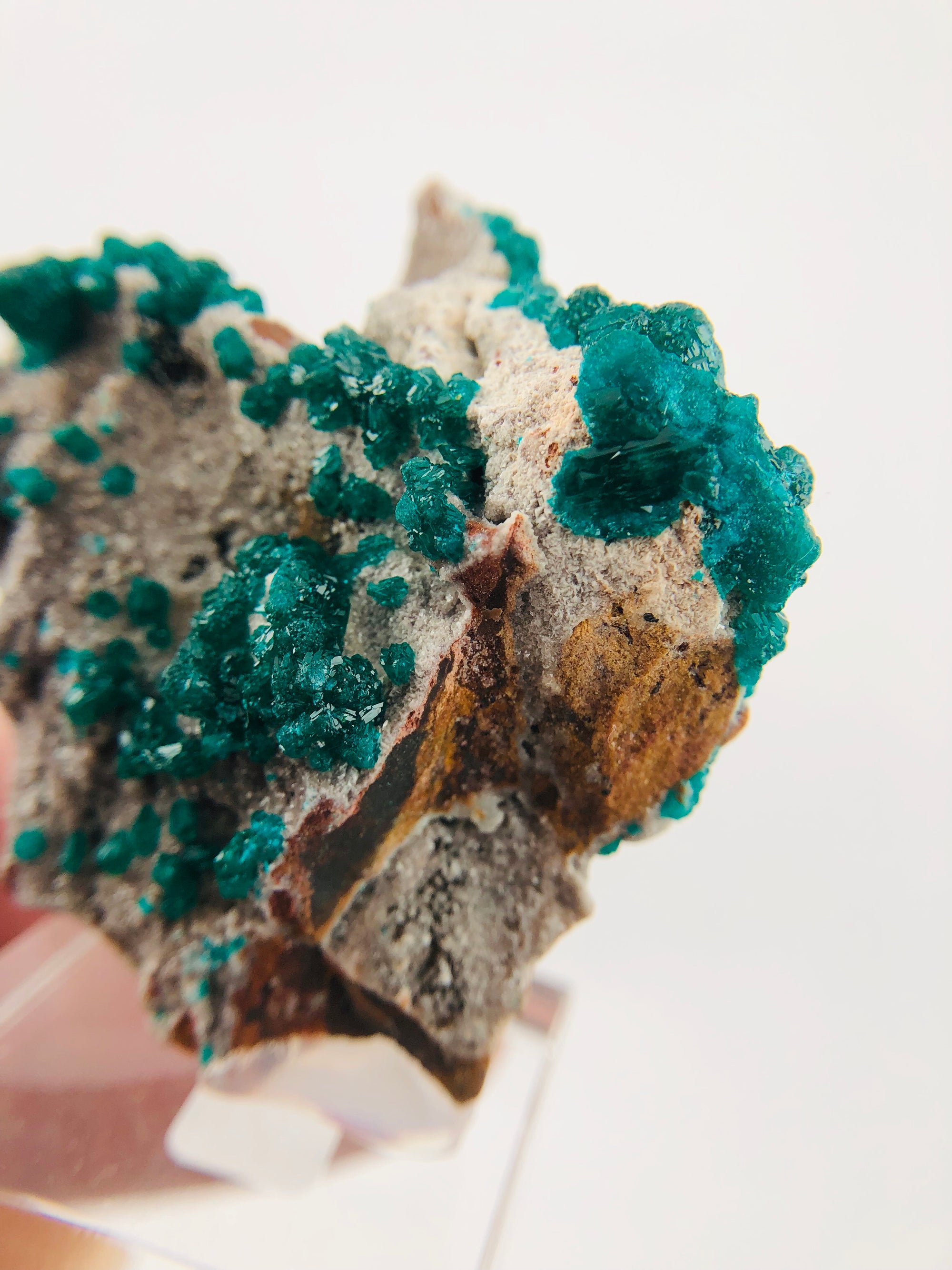 Dioptase, Dolomite