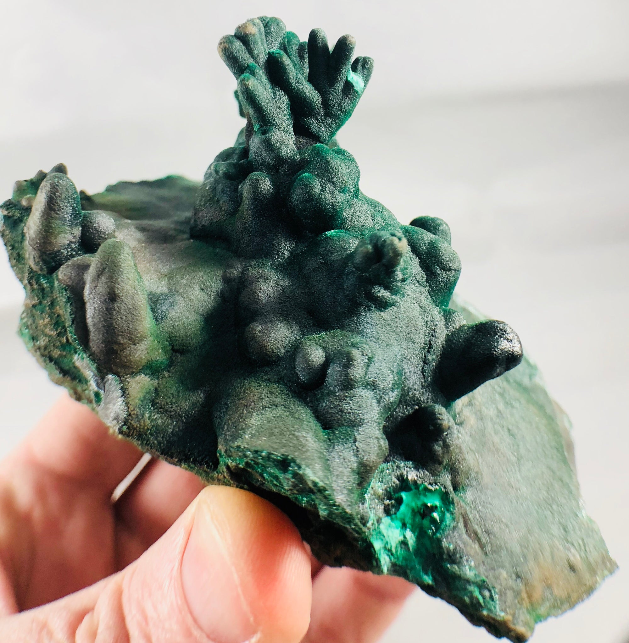 Malachite Stalactite Cluster