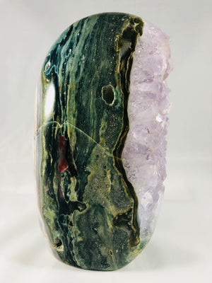 Ocean Jasper Free Form w/ Amethyst