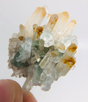 Quartz w/ Fluorite, Goshenite, & Hyalite Opal, Namibia