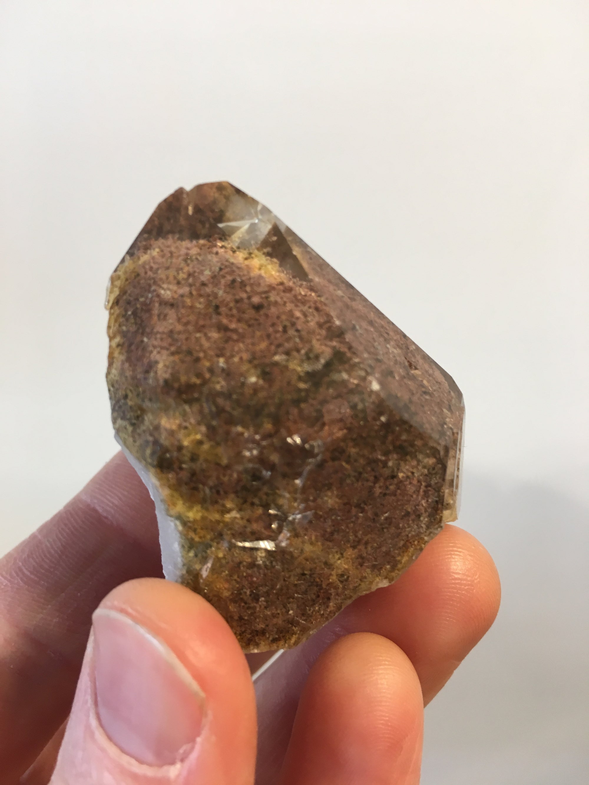 Quartz w/ Chlorite, Lodolite, Brasil