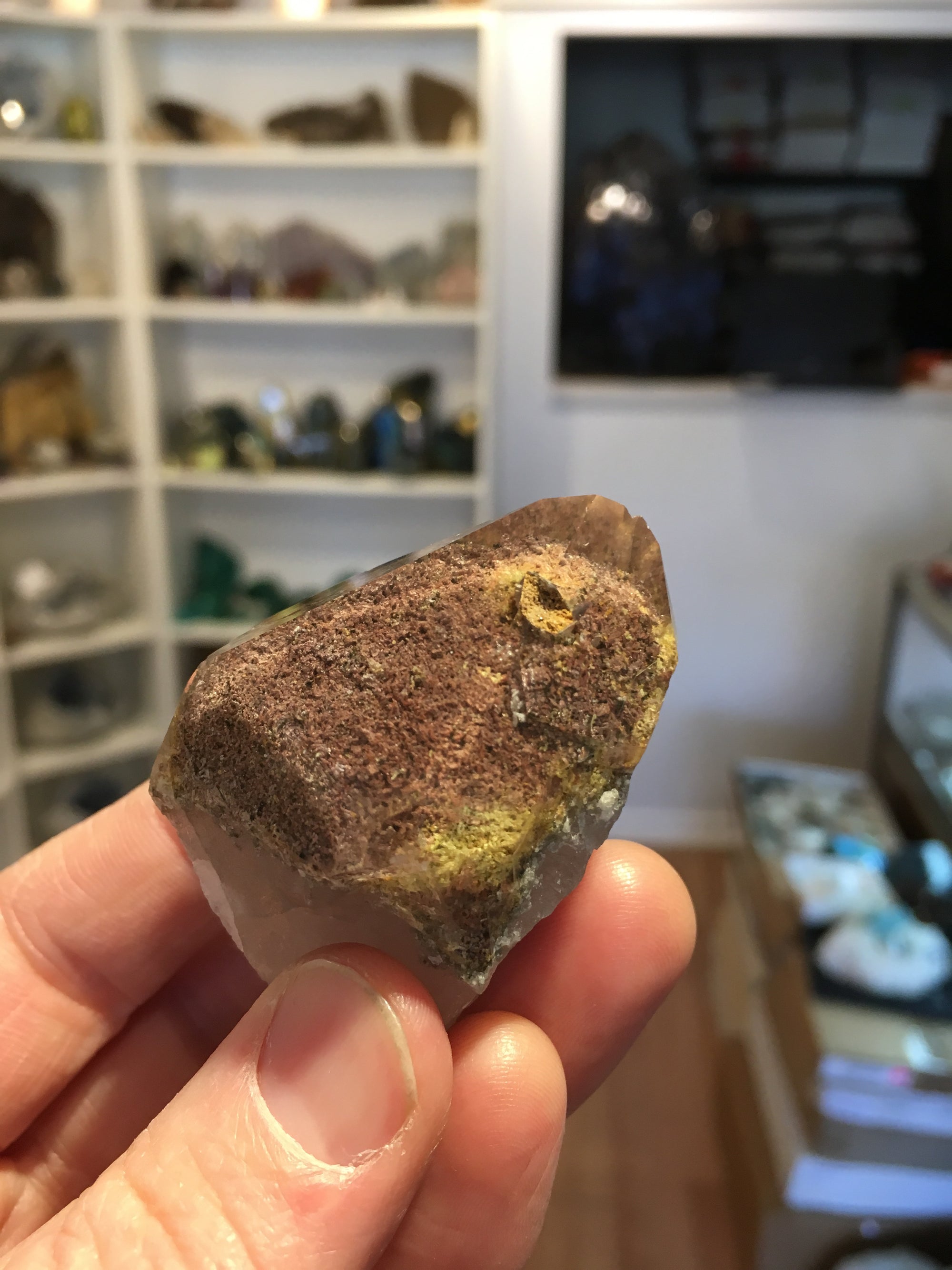 Quartz w/ Chlorite, Lodolite, Brasil