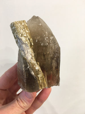 Smoky Quartz w/ Tourmaline & Mica, Brasil