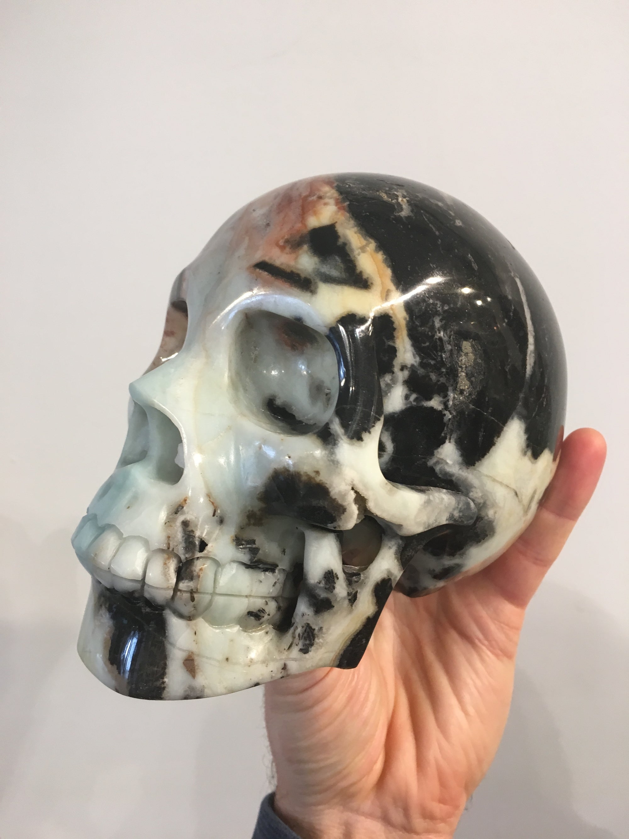 Amazonite Skull, 5.44 lbs.