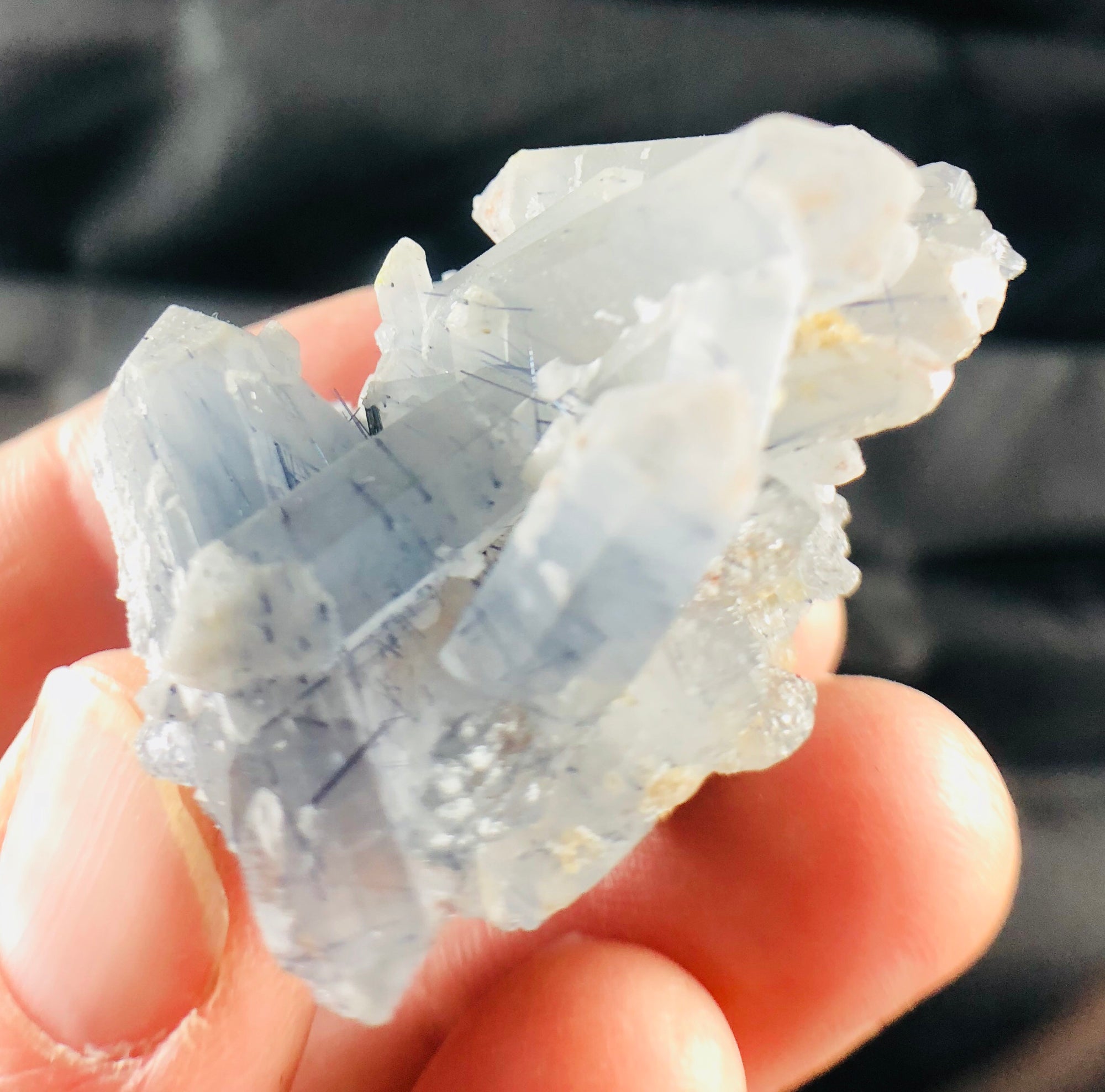 Quartz with Indicolite