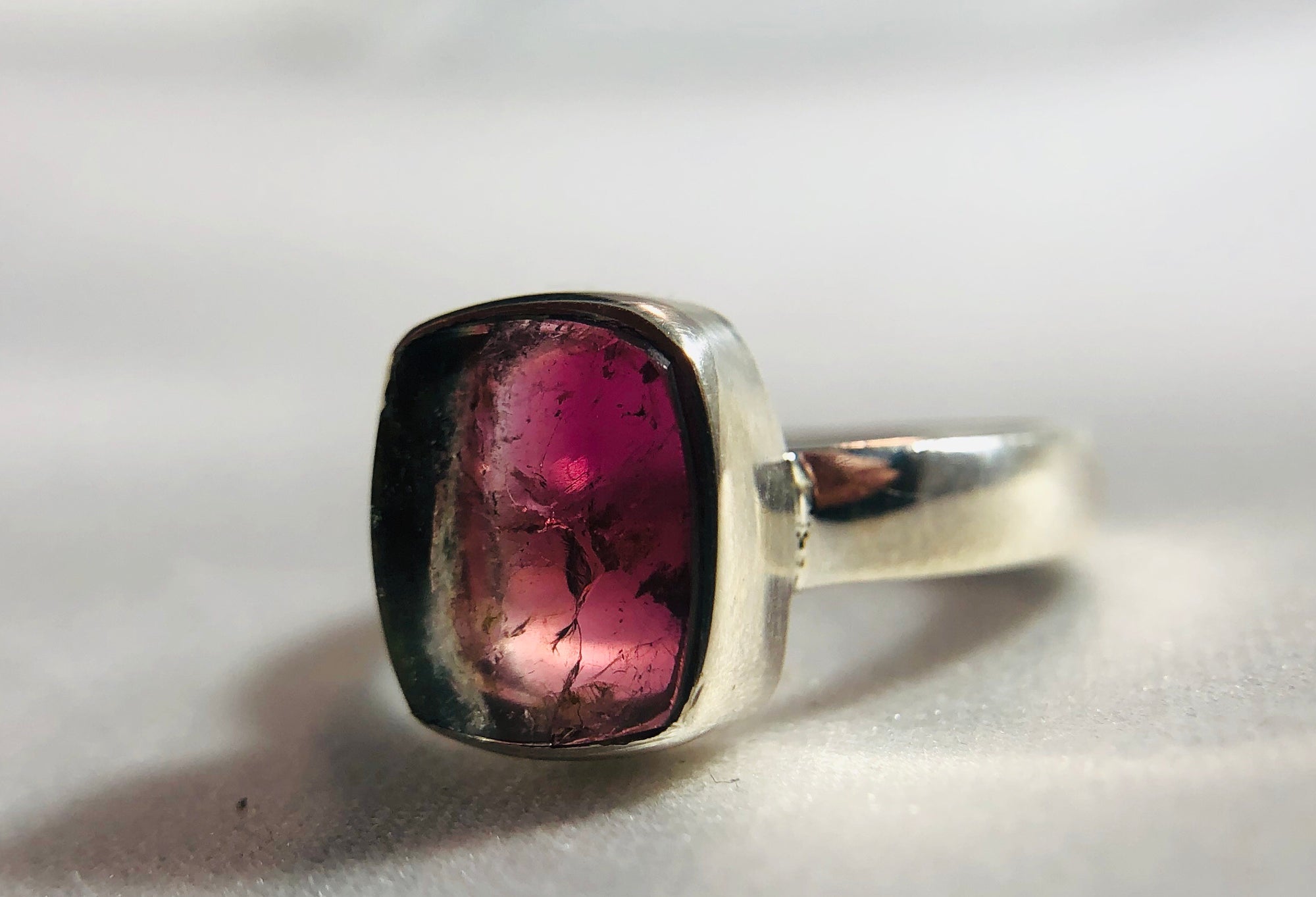 Watermelon Tourmaline Ring