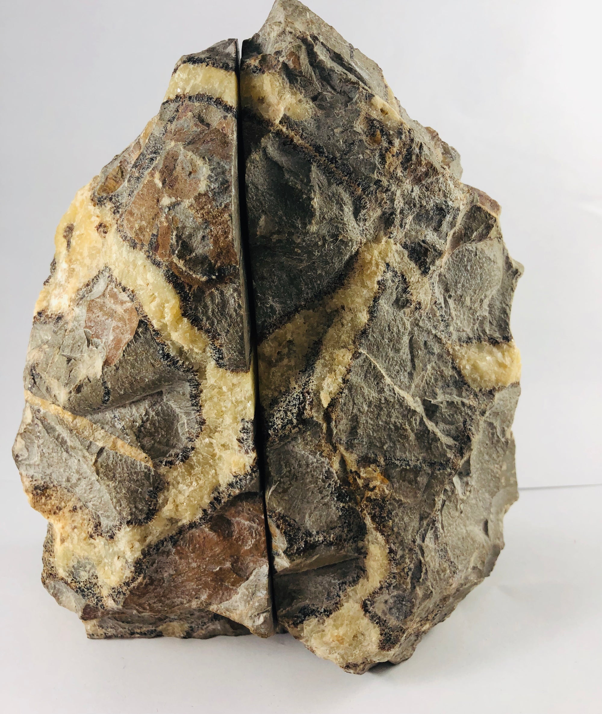 Septarian Bookends