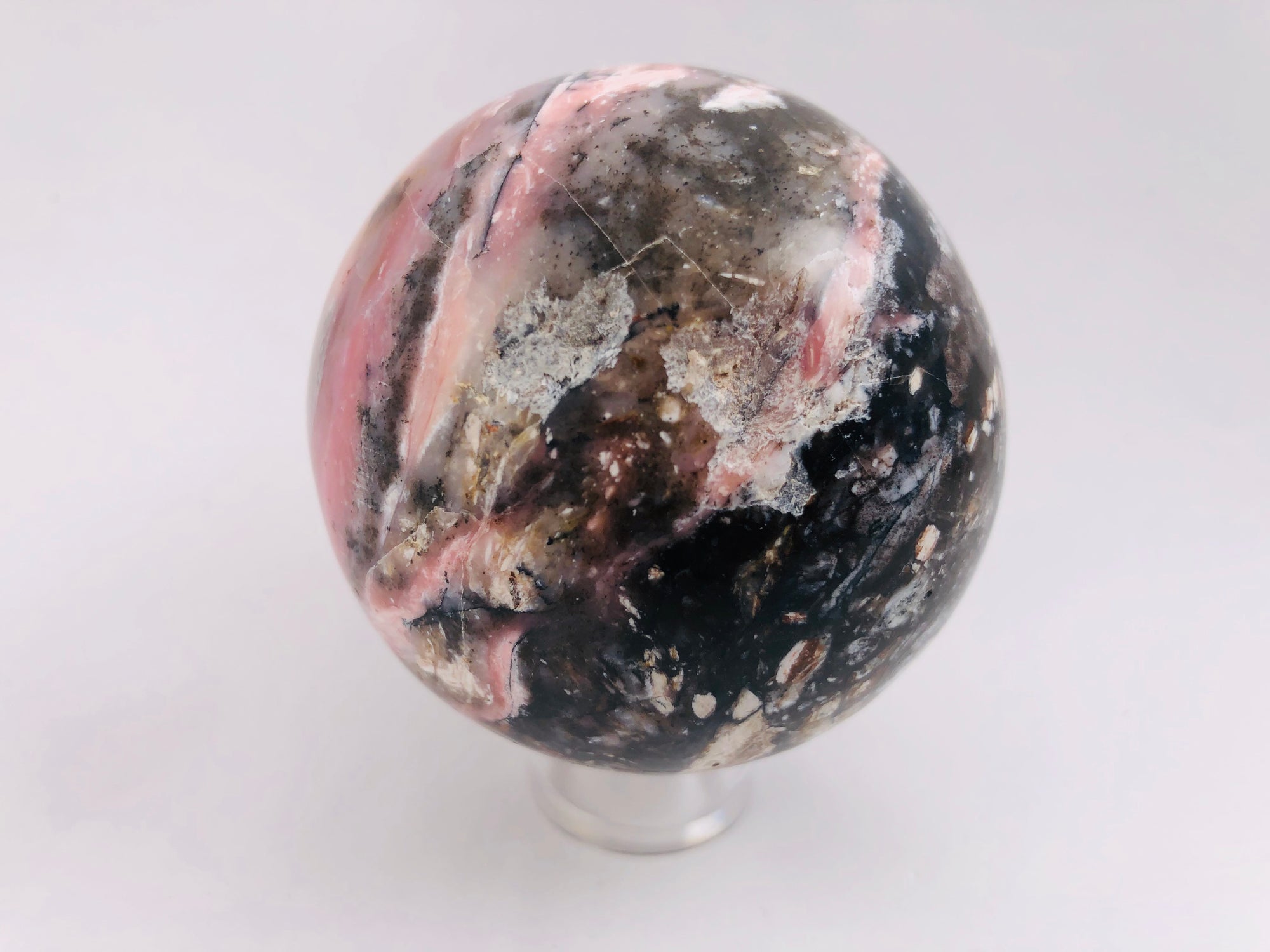 Pink Opal Sphere, Peru