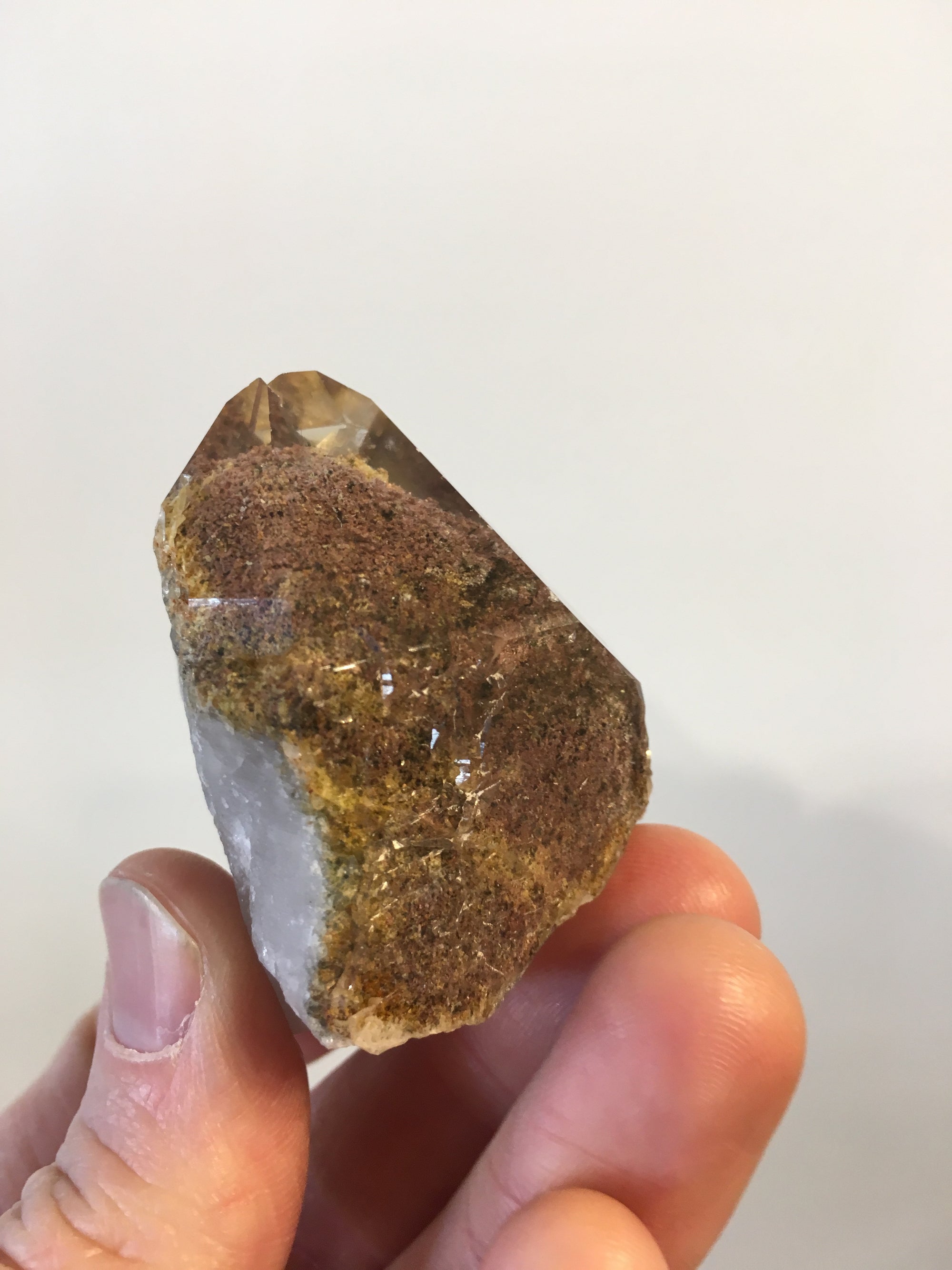 Quartz w/ Chlorite, Lodolite, Brasil