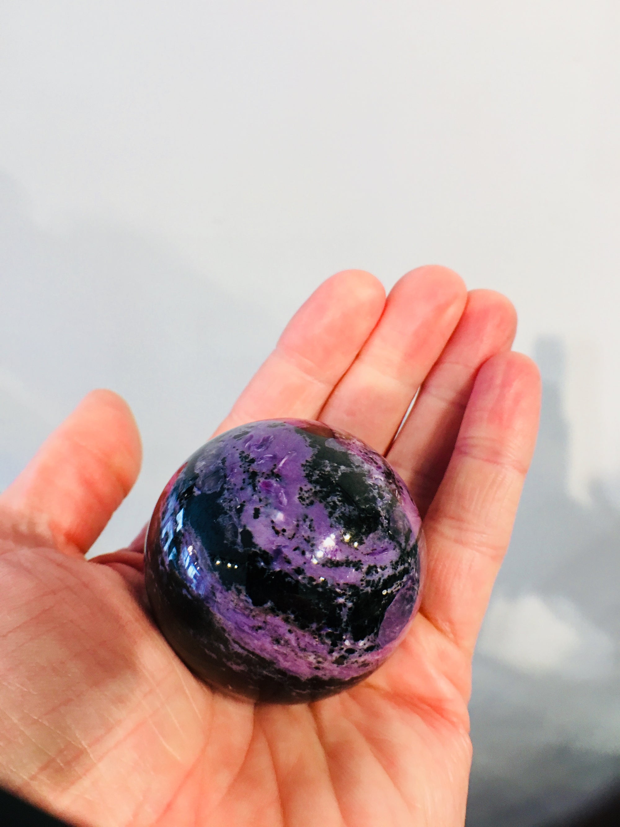 Charoite Sphere, Russia