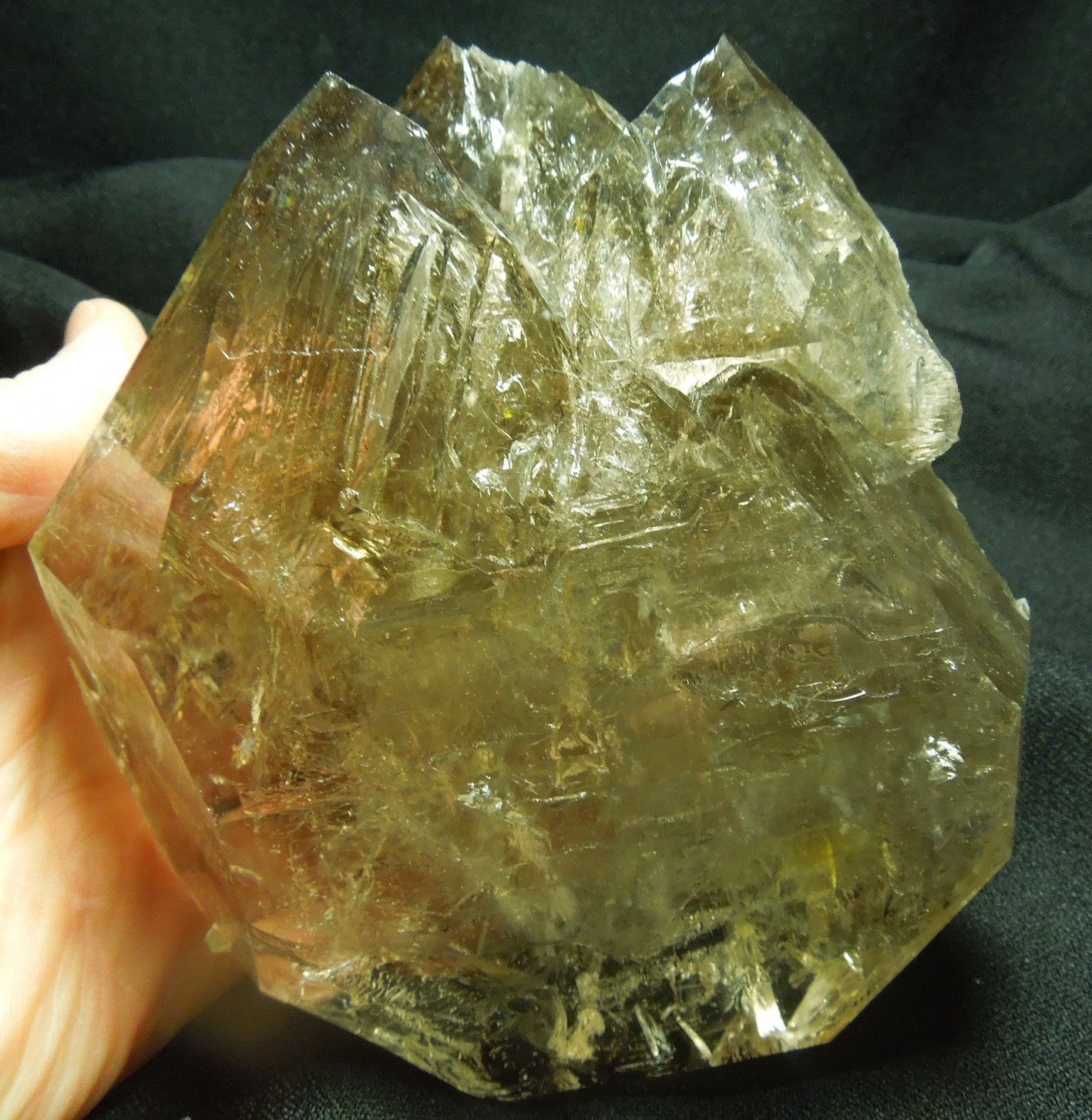 Smoky Elestial Quartz Enhydro, 2.8 lbs.