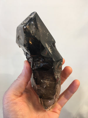 Smoky Elestial Quartz, 1.77 lbs., Minas Gerais, Brasil