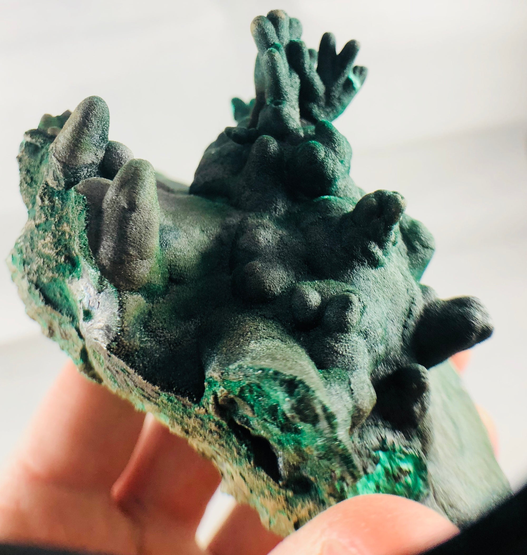 Malachite Stalactite Cluster