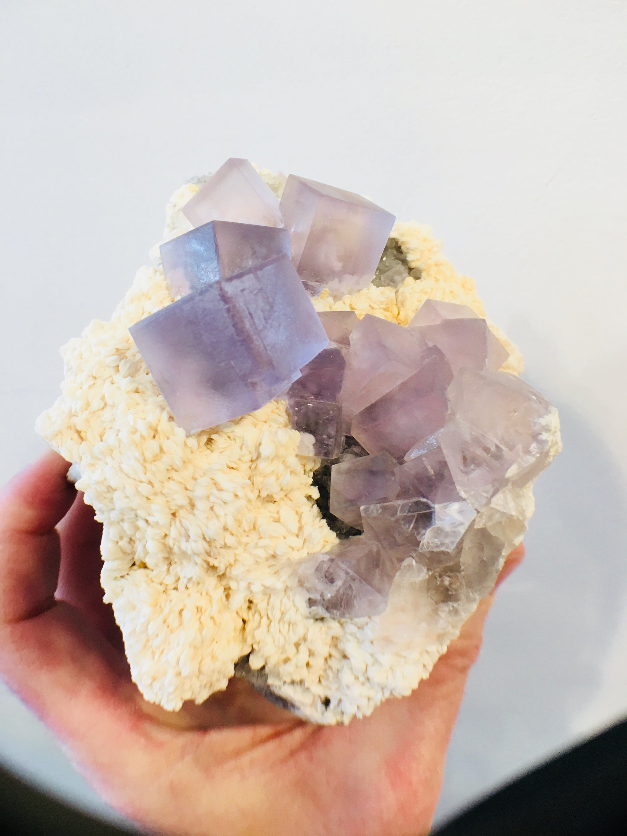 Fluorite w/ Dolomite, 2.98 lbs., Tauorirt Mine, Morocco