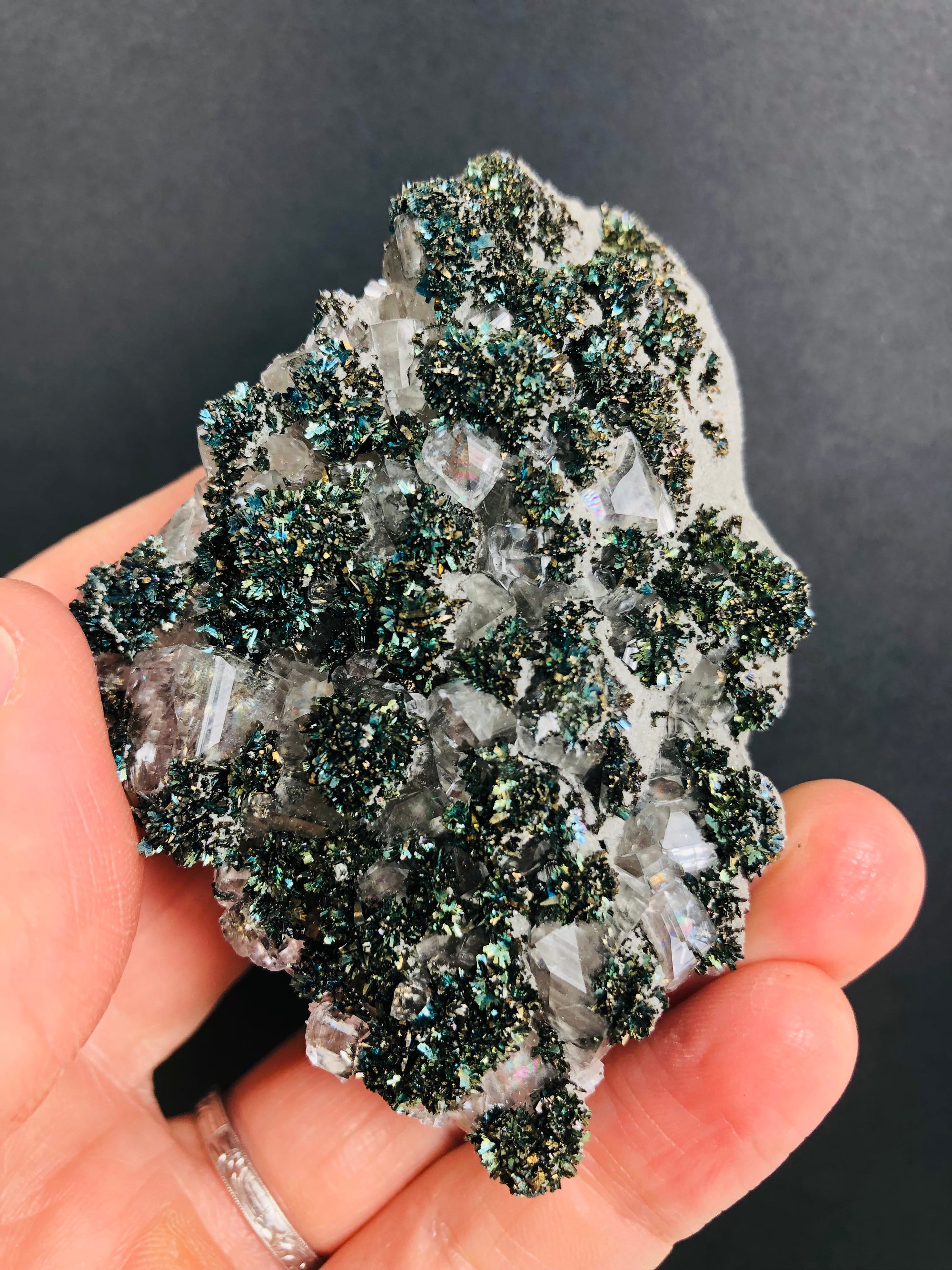Marcasite w/ Calcite, Iowa
