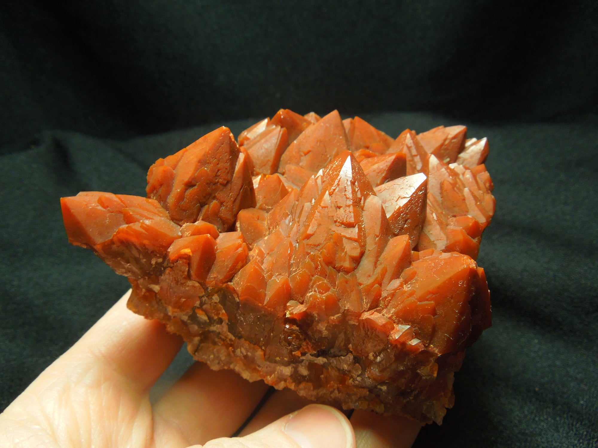 Hematoid Quartz Cluster