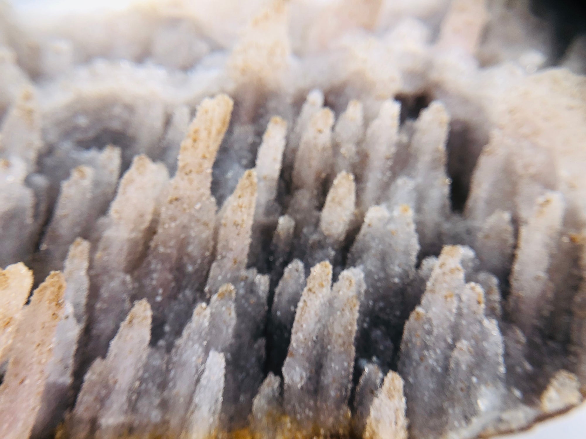 Druzy Quartz Stalactites, Morocco