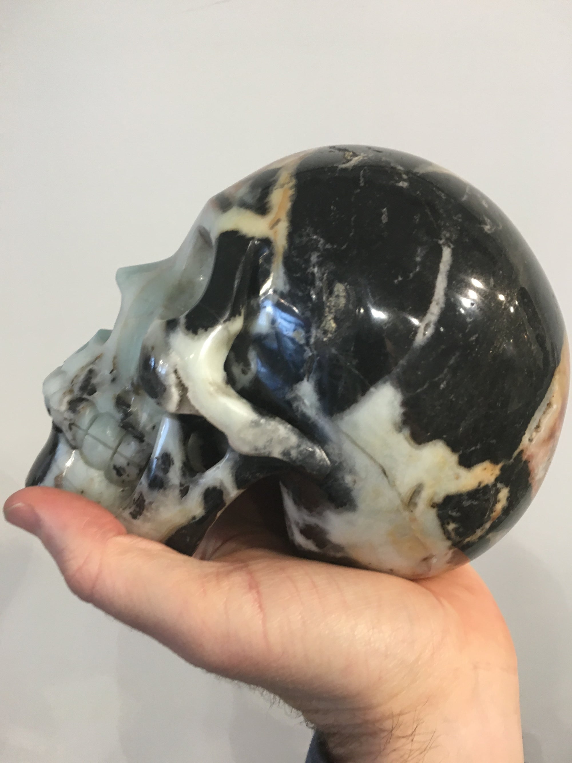 Amazonite Skull, 5.44 lbs.