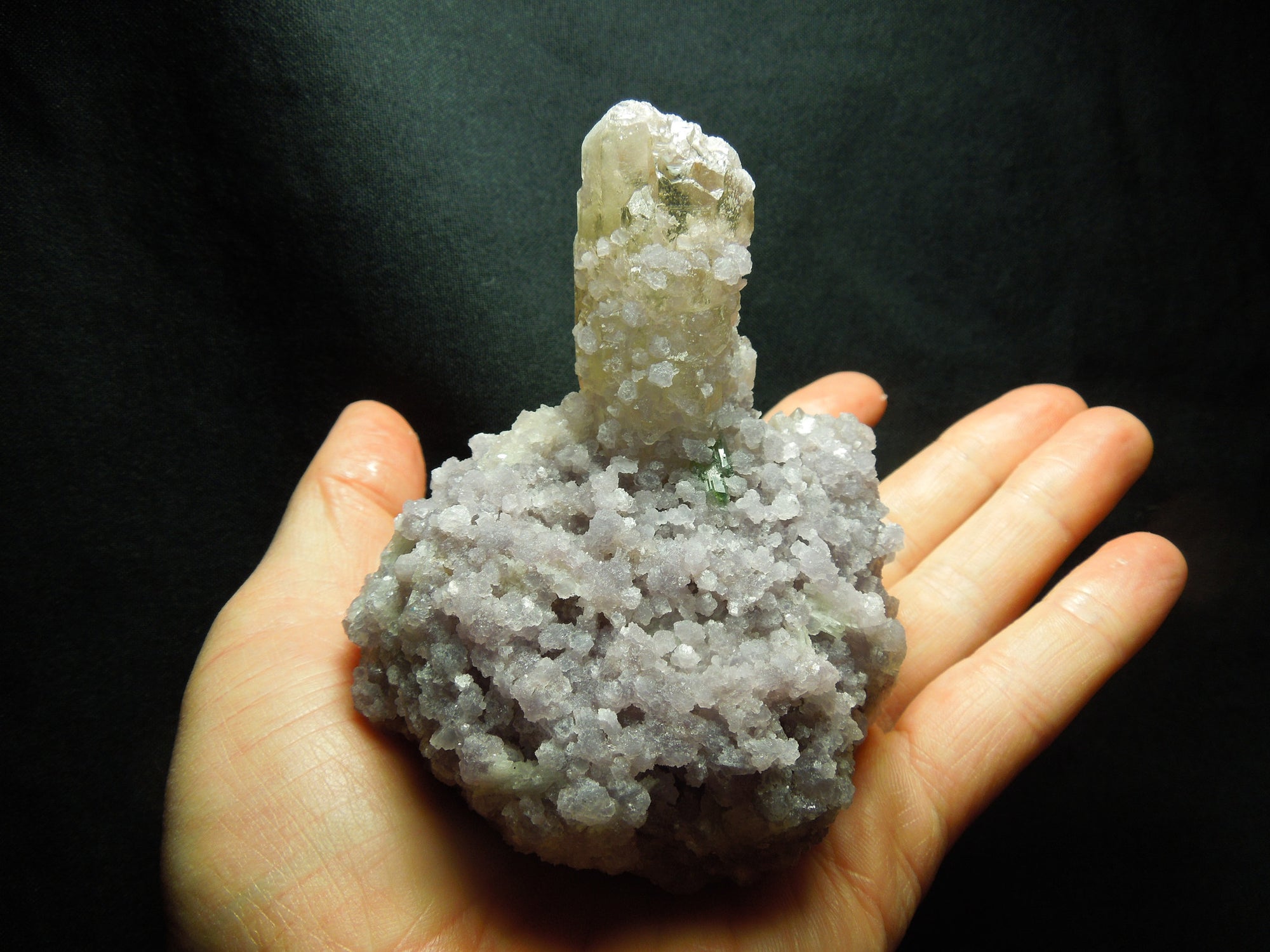 Quartz w/ Lepidolite, Tourmaline, & Cleavelandite