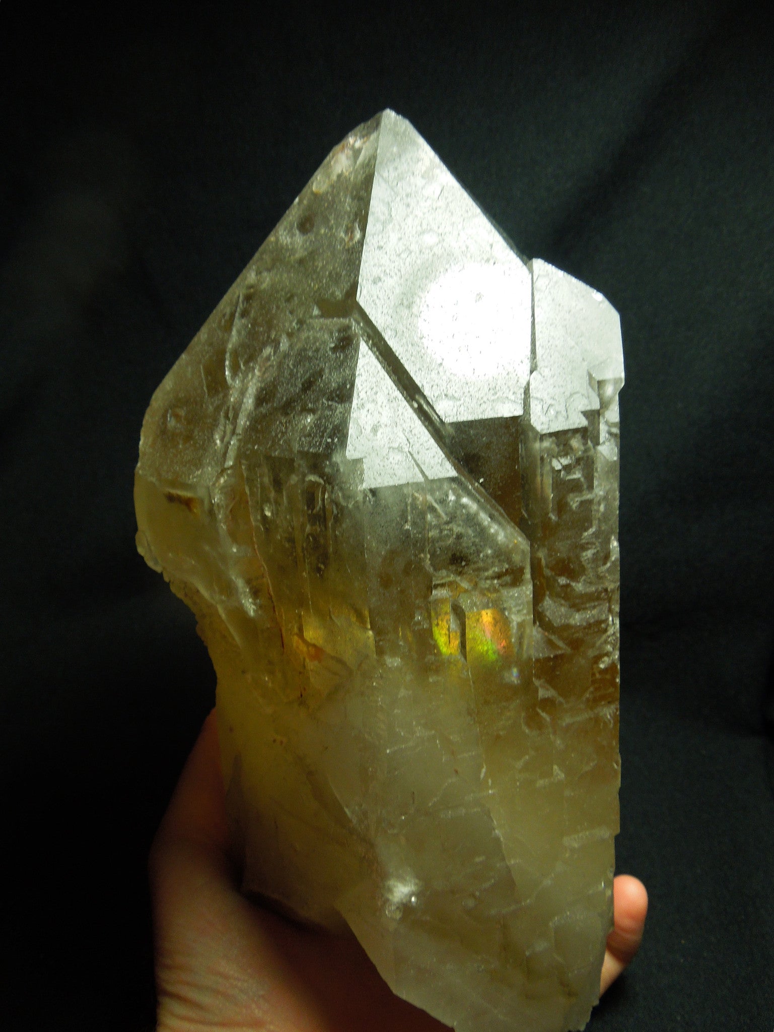 Natural Citrine Cathedral Quartz, 7.5 lbs.