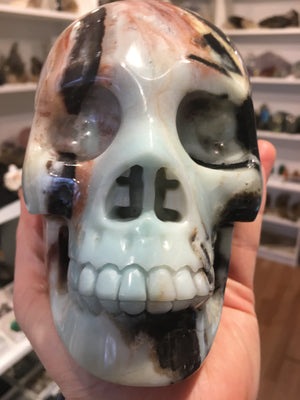 Amazonite Skull, 5.44 lbs.