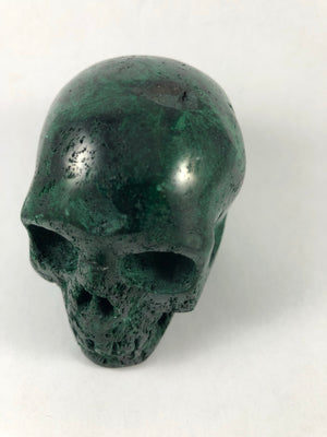 Malachite Skull