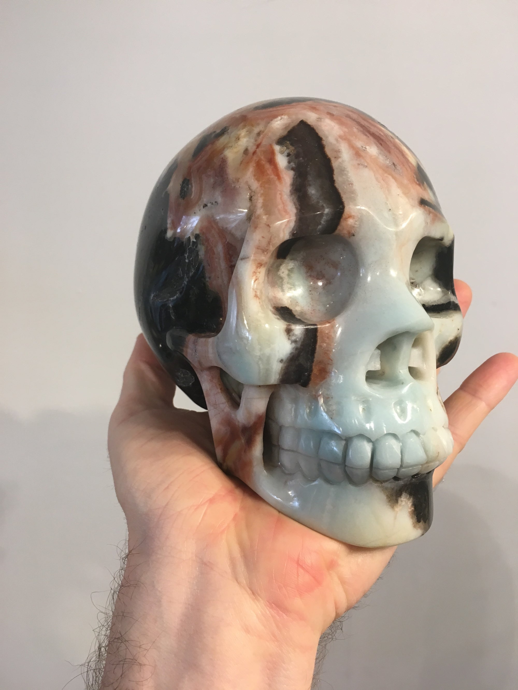 Amazonite Skull, 5.44 lbs.