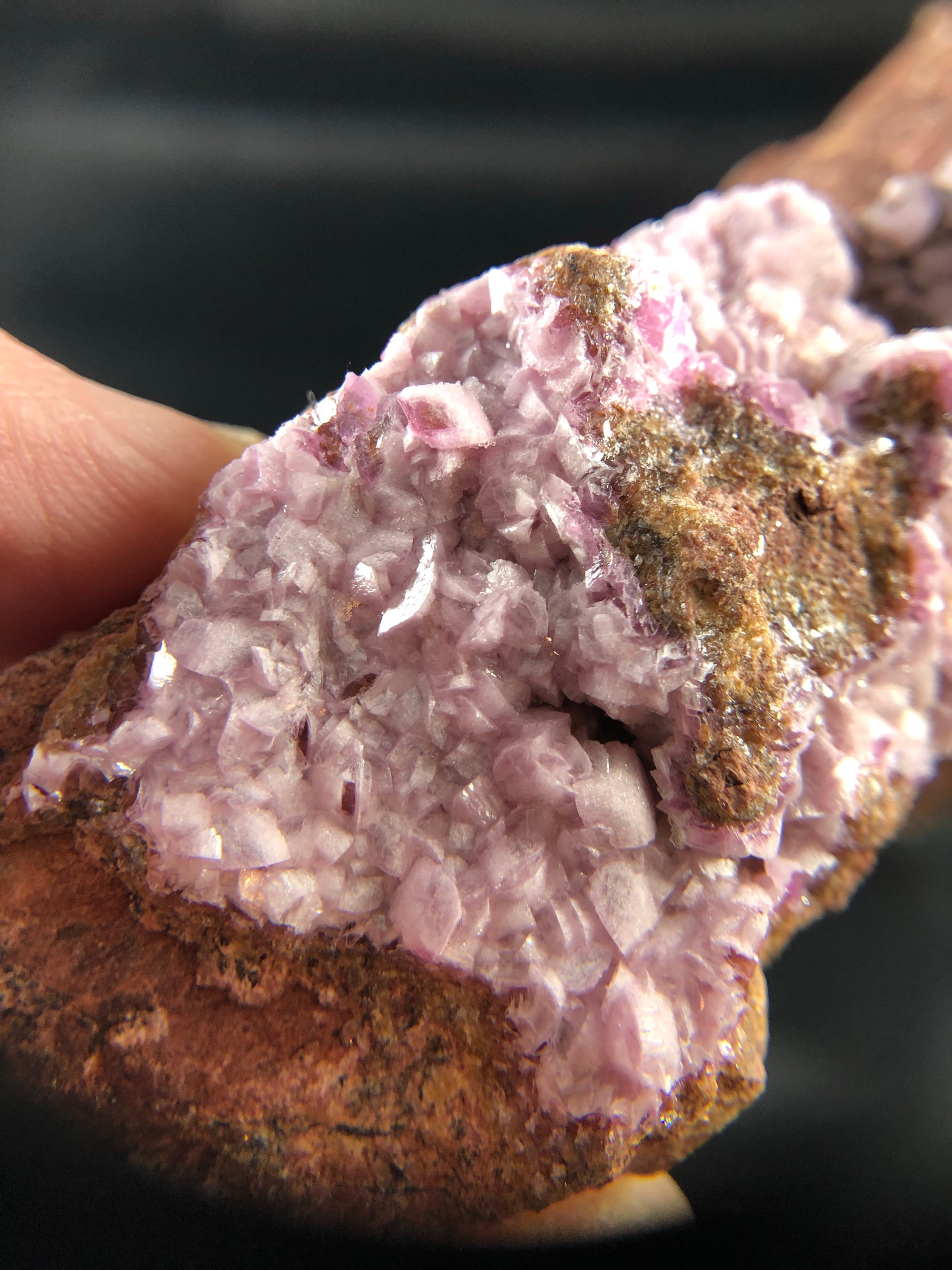 Spherocobaltite with Malachite and Quartz