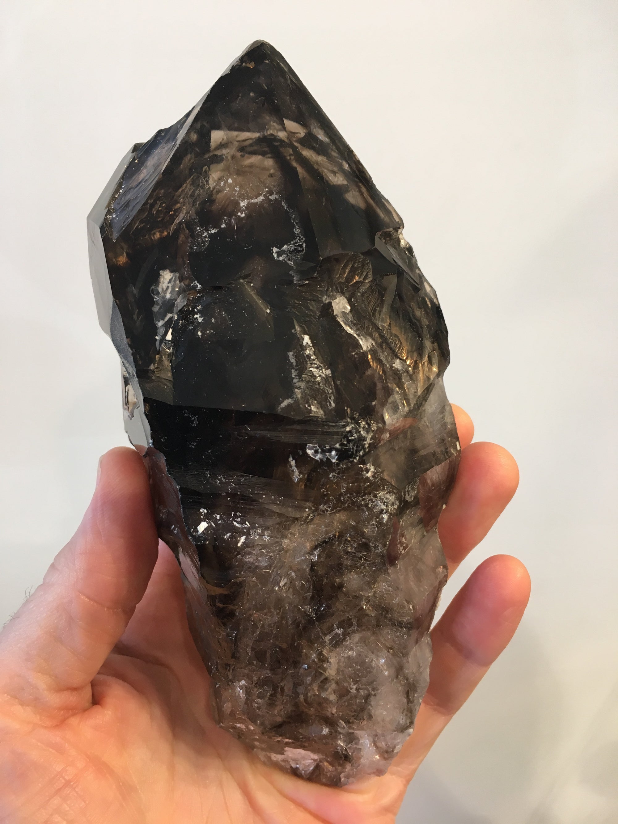 Smoky Elestial Quartz, 1.77 lbs., Minas Gerais, Brasil