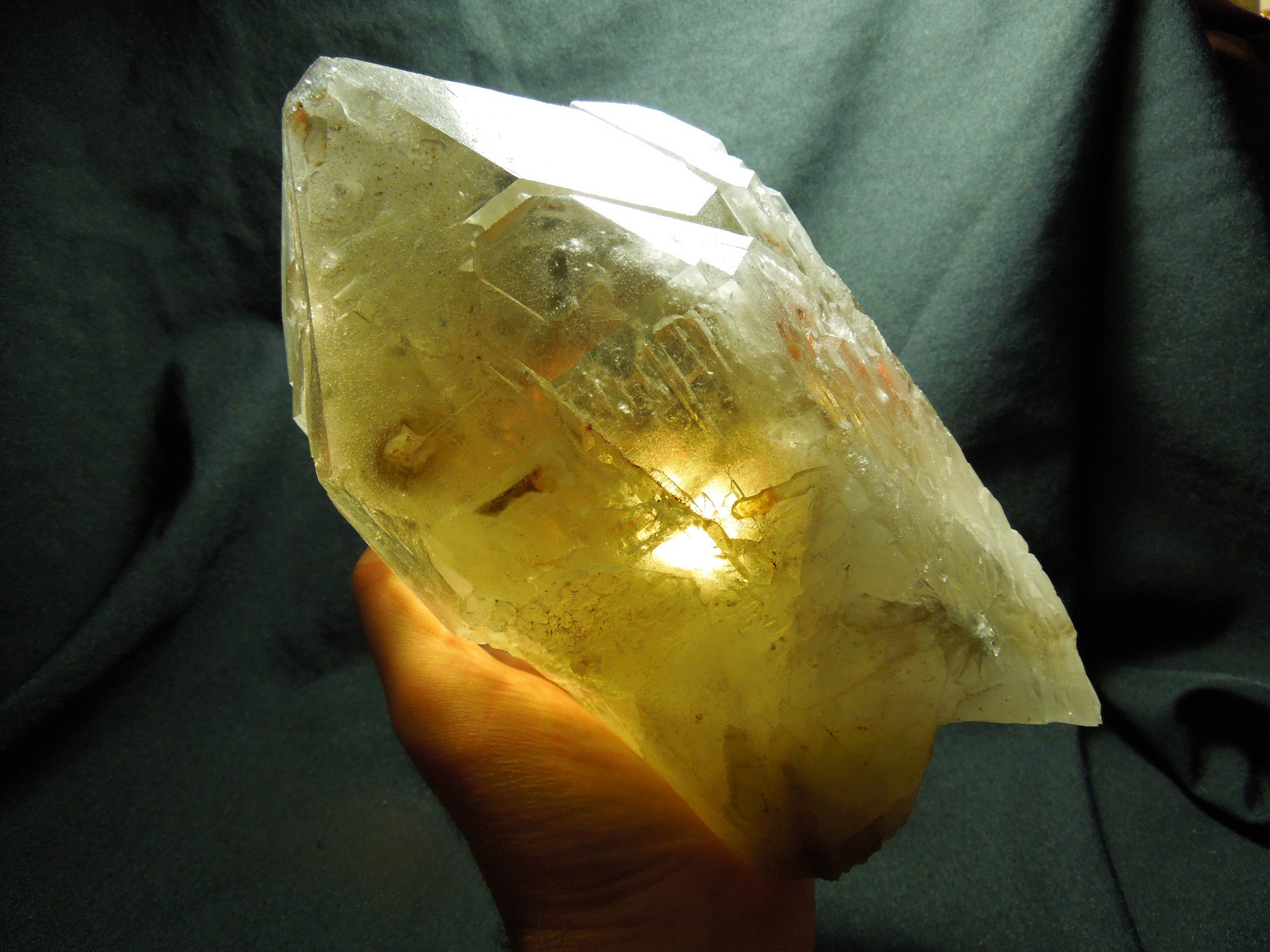 Natural Citrine Cathedral Quartz, 7.5 lbs.