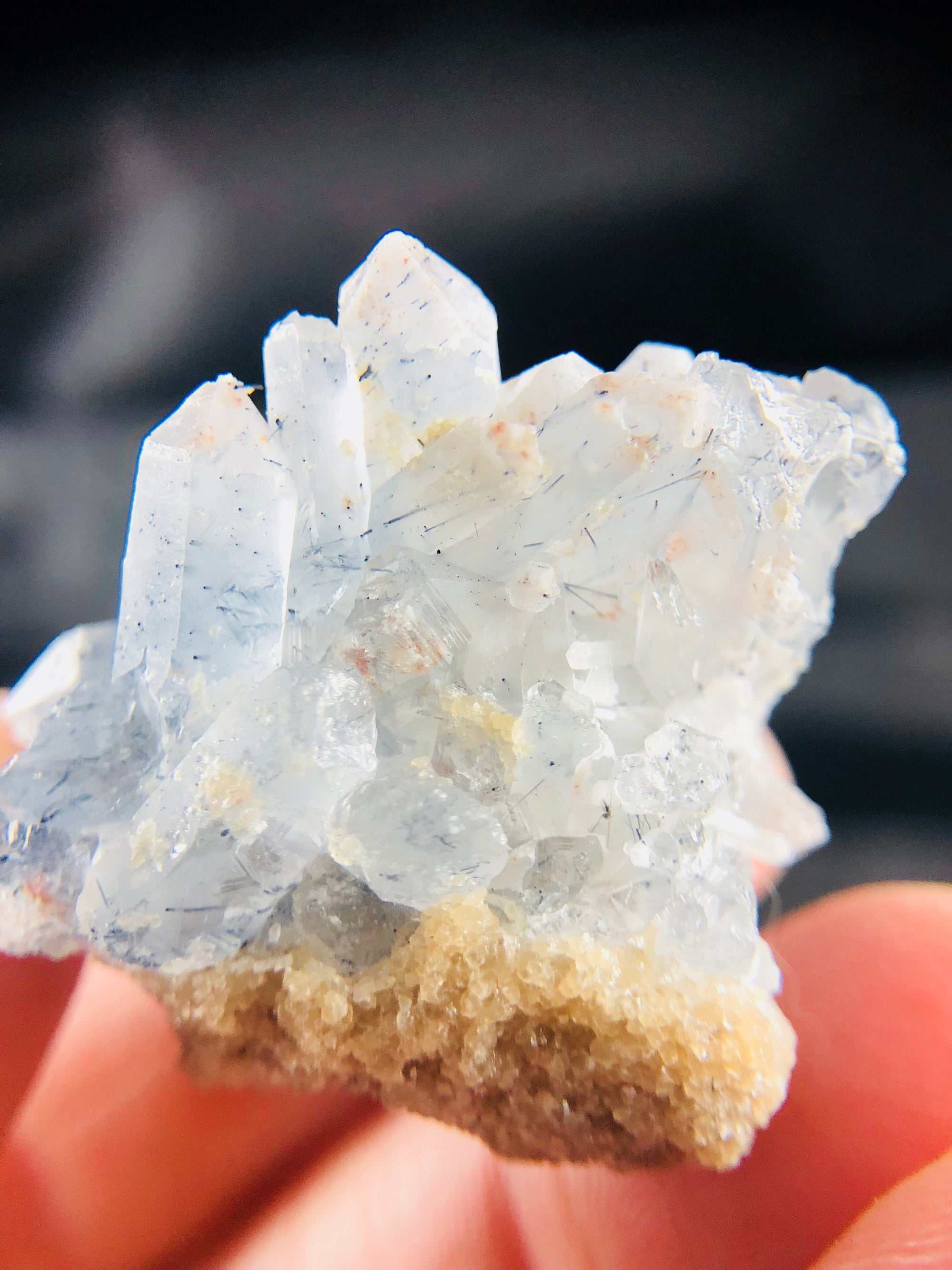 Quartz with Indicolite