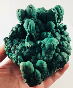 Botryodial Malachite with stalactites