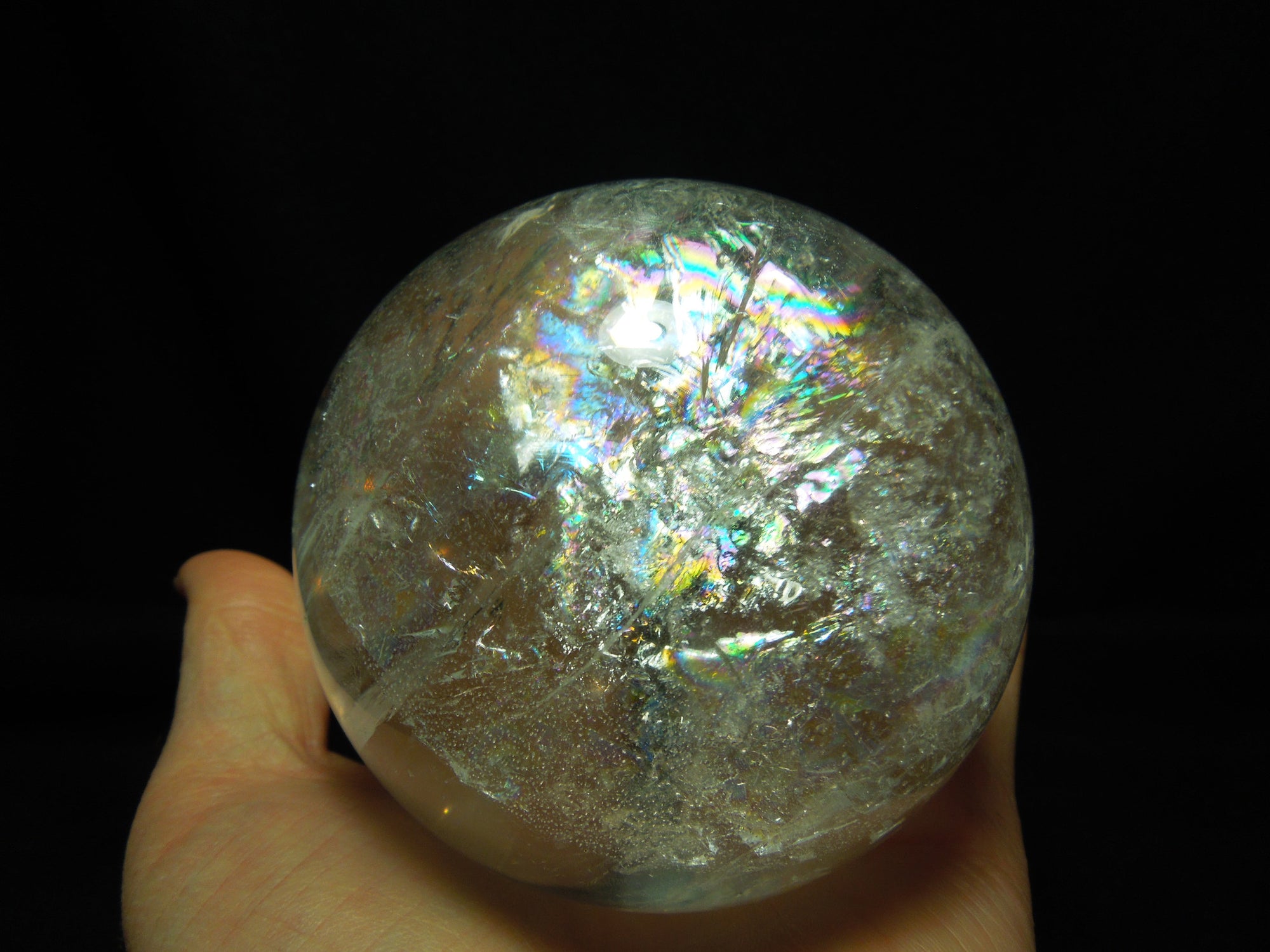 Rainbow Quartz Sphere, 2.2 lbs.